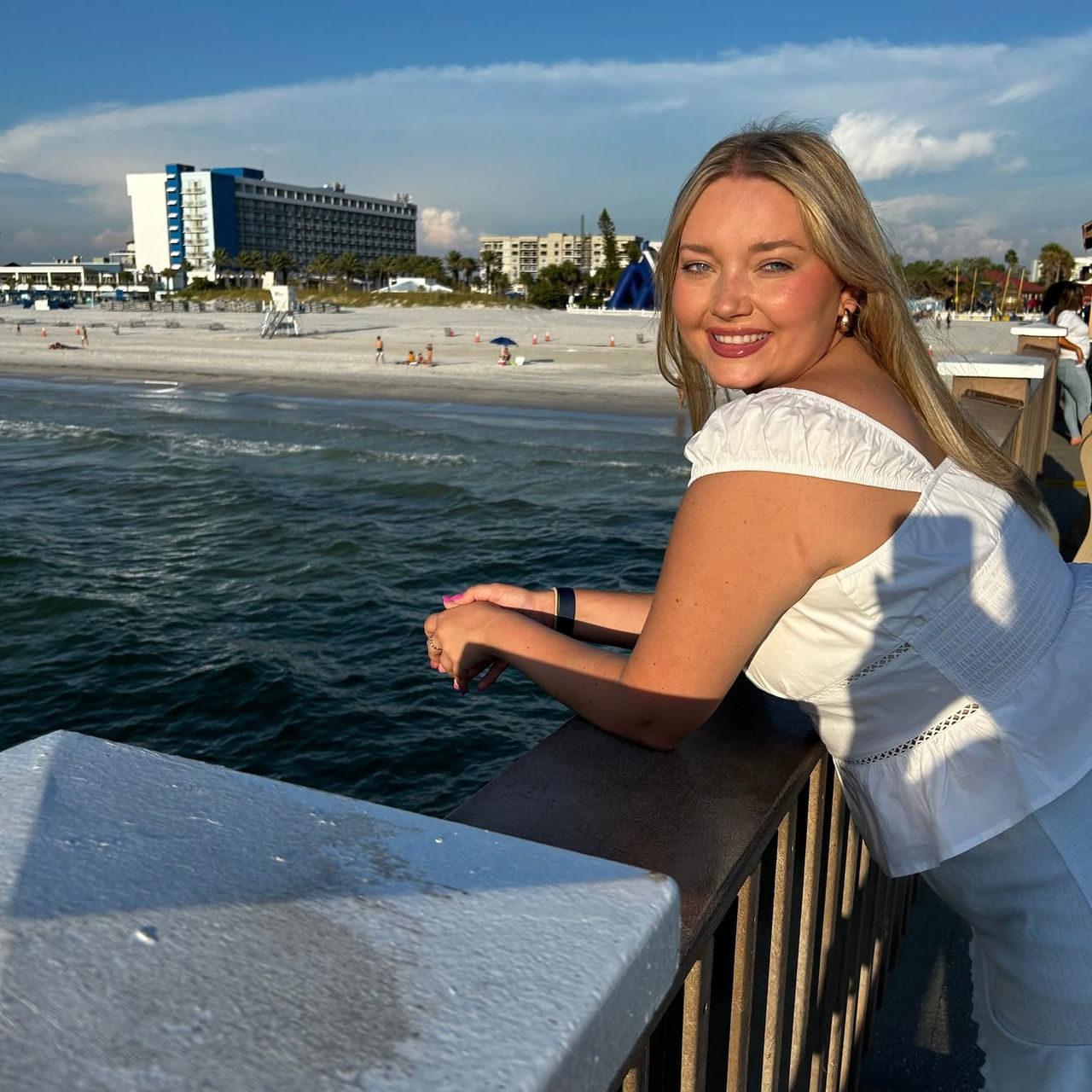 Deneal on the beach
