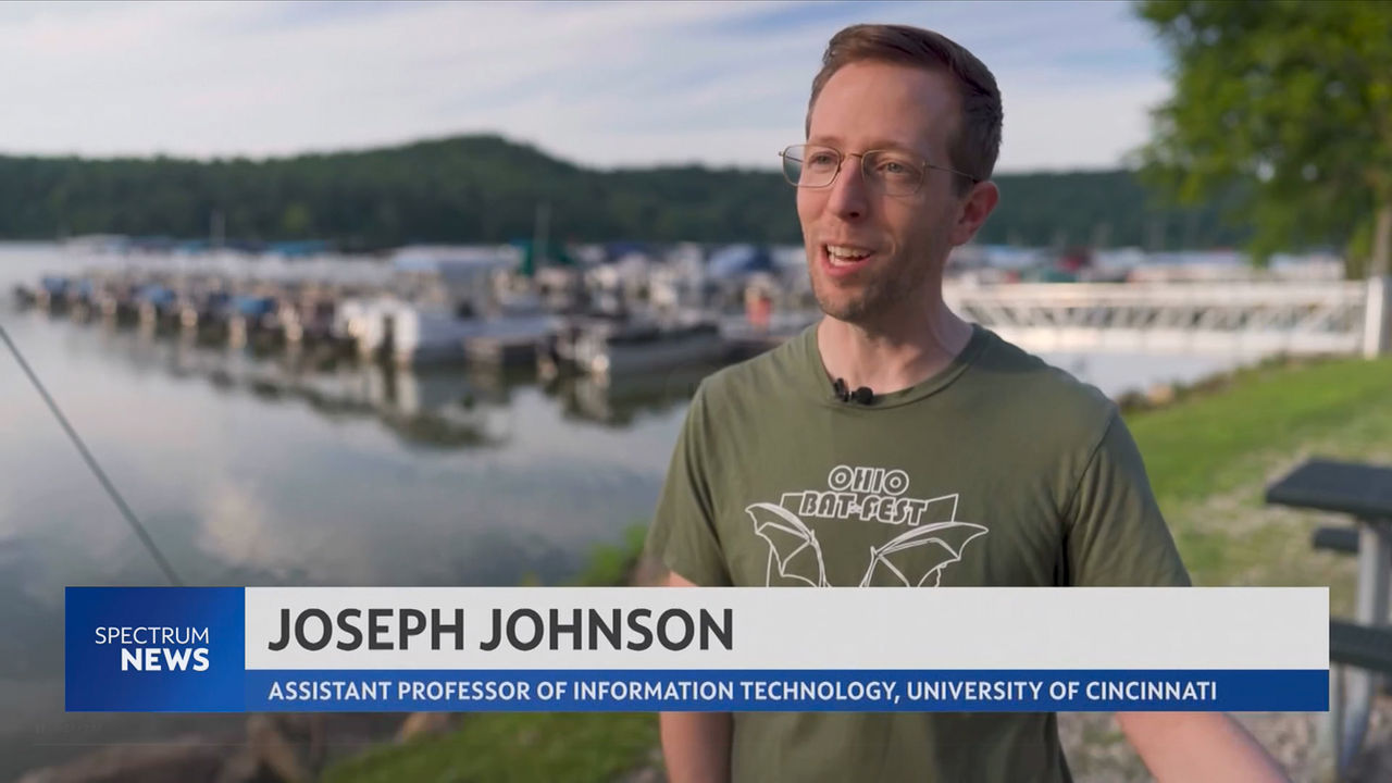 A screenshot of Joe Johnson talking to Spectrum News. 