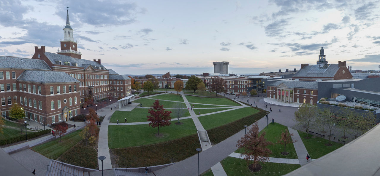 View of Bearcats Commons from UPav