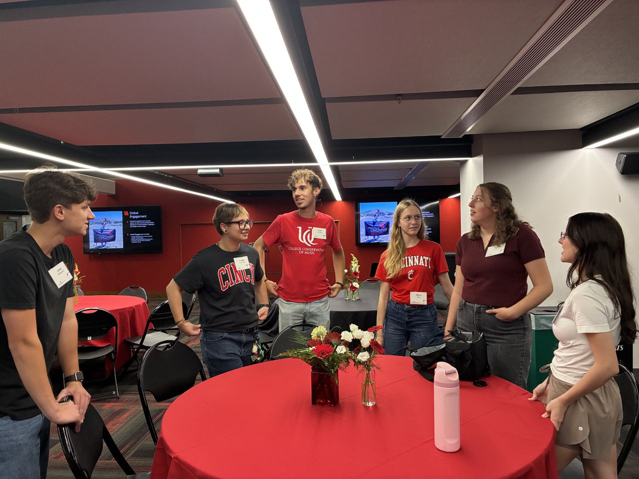 HHS students at the 2026 Welcome Reception