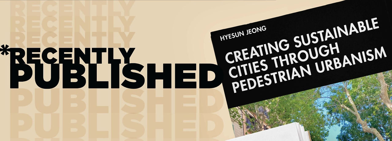 The cover of Hyesong Jeong's new book advertised as recently published. 