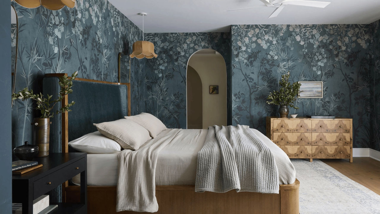 A bedroom designed by Kline Interiors. 