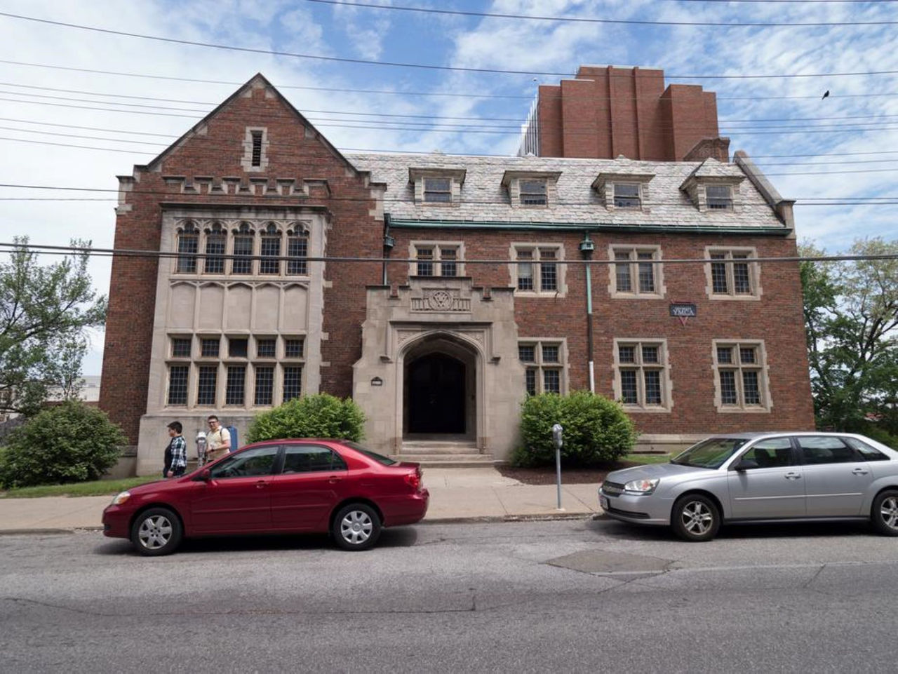 front view of the historic YMCA building on the UC campus