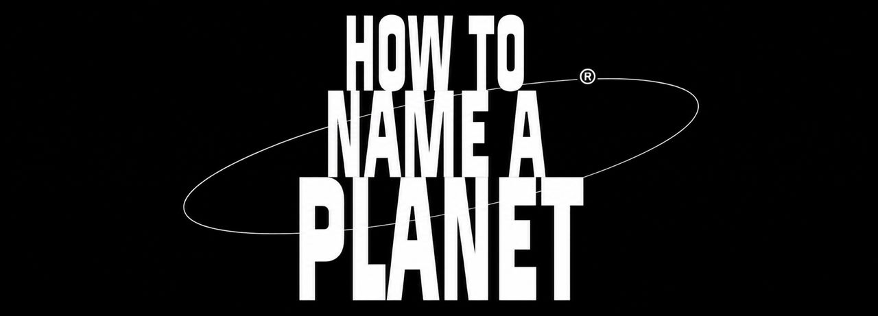 The logo of Patrick Yovanov's "How to Name a Planet" project. 