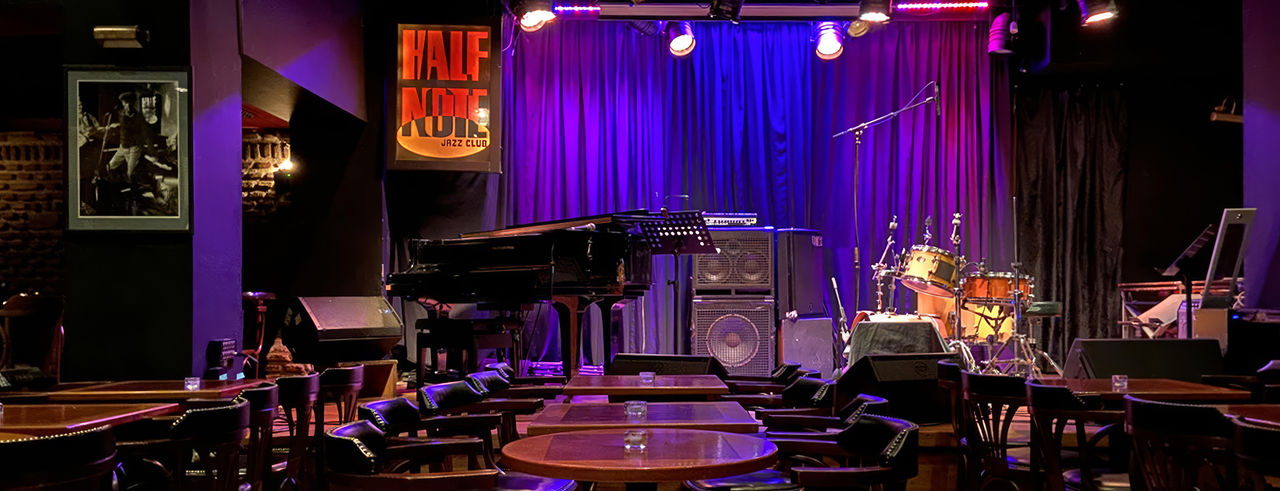 A photograph of the Half Note Jazz Club in Athens, Greece. Photo/provided.