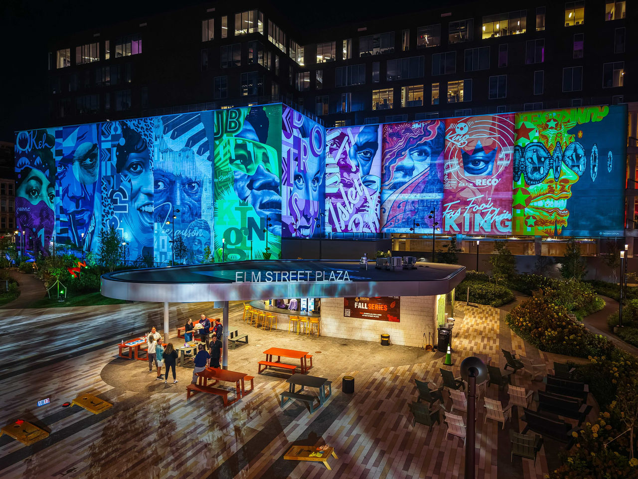 "Echoes of Light" display at BLINK 2026