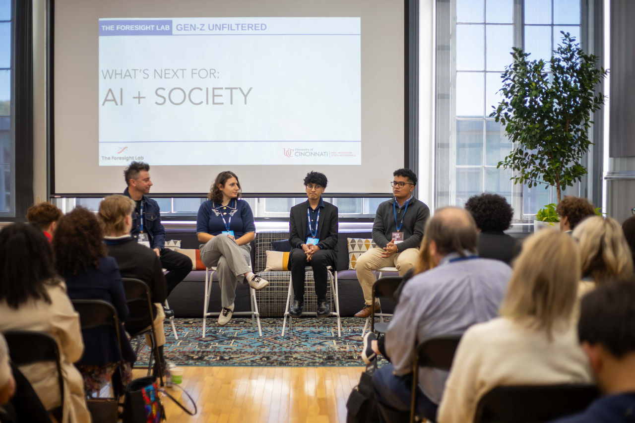NIS presentation during StartupCincy Week. Photo/Mary Dwyer