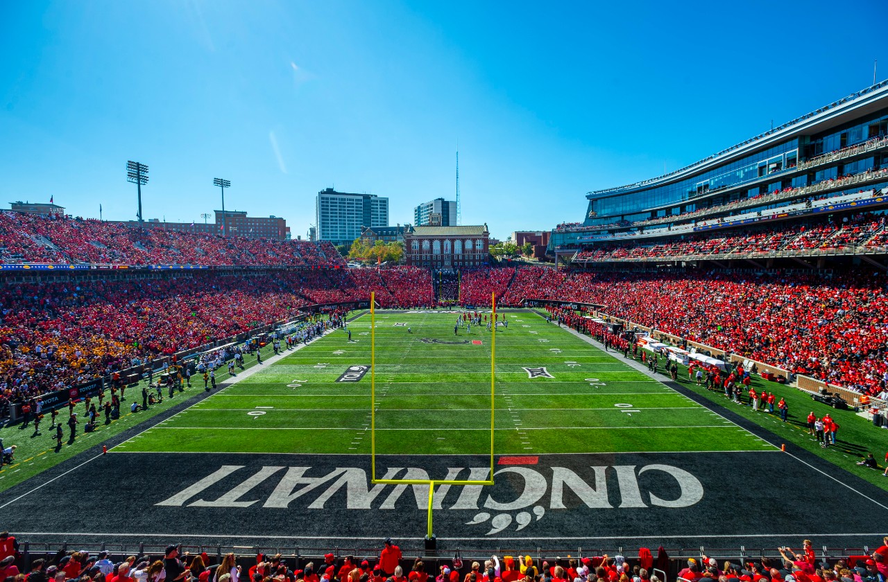 Historic Nippert Stadium on Homecoming 2024.