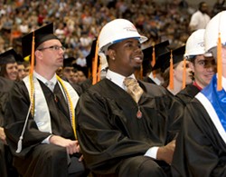 Graduates at UC's April 2014 Commencement