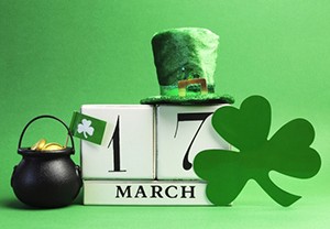 St. Patrick's Day image with Clover