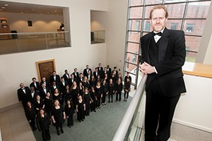 CCM Associate Professor of Ensembles and Conducting Brett Scott and the CCM Chorale 