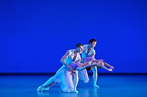 Photo featuring dancing from UC's choreographjy showcase is by Will Brenner.
