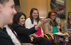 Davenport and students 