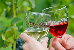 2 glasses of wine