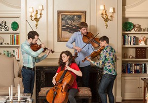 Ariel Quartet members Gershon Gerchikov, Amit Even-Tov, Jan GrÃ¼ning and Alexandra 