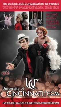 Cover artwork from CCM's 2018-19 Mainstage Subscription Brochure.