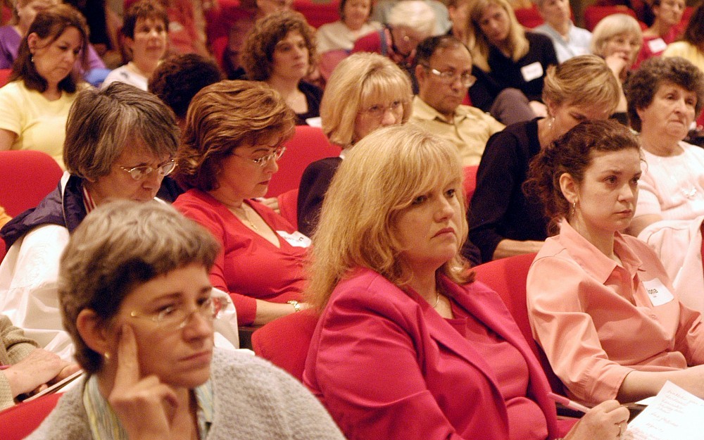 "Looking Upstream for Environmental Links to Breast Cancer" event attendees 