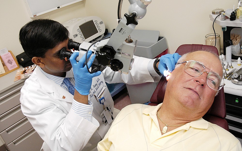 Ravi Samy, MD, an otologist, encourages people to take precautions, like wearing ear plugs, when engaging in loud activities to protect their hearing.