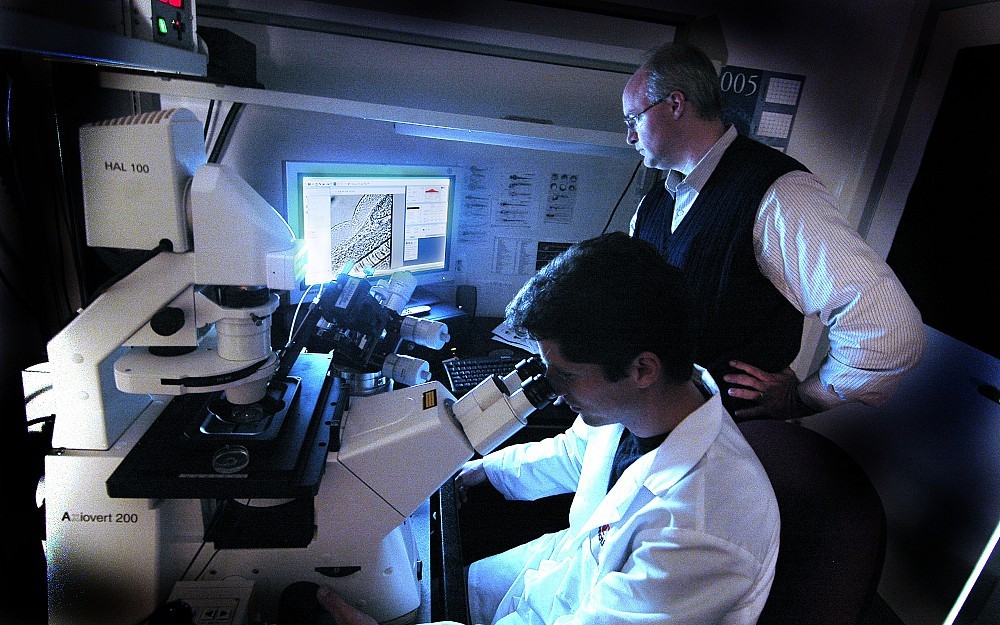 Jay Hove, PhD, (top right) is one of more than 50 UC faculty members participating in the systems biology and physiology program. 