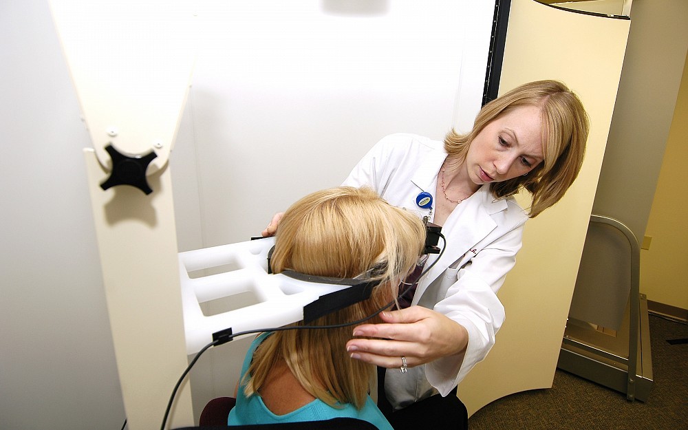 Julie Honaker, director of audiology in the UC Department of OtolaryngologyÂ Head and Neck Surgery