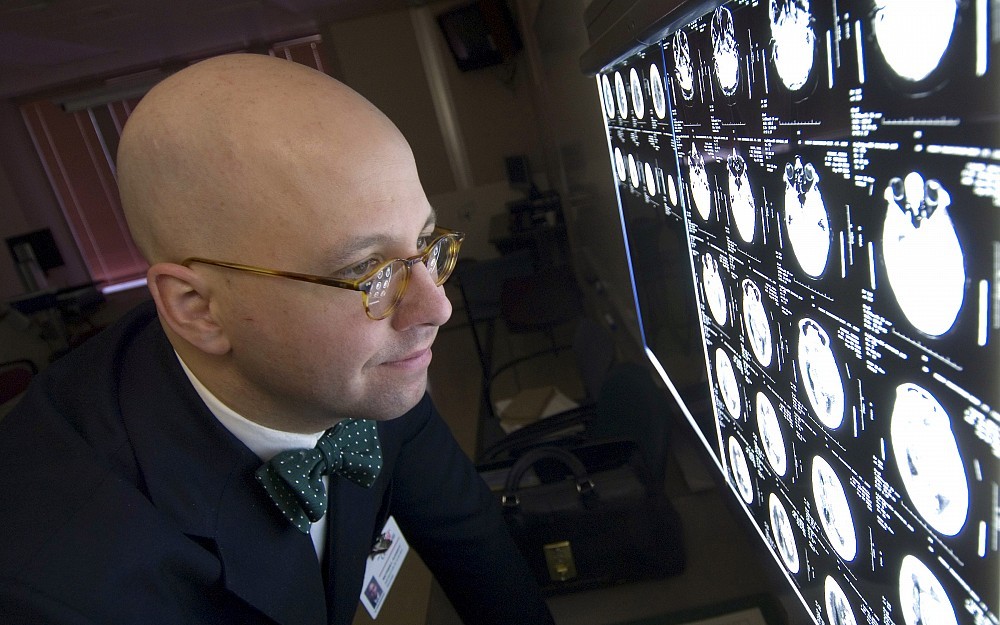 Matthew Flaherty, MD, is studying the relationship between blood-thinning drugs, such as warfarin, and the rate of intracerebral hemorrhage.