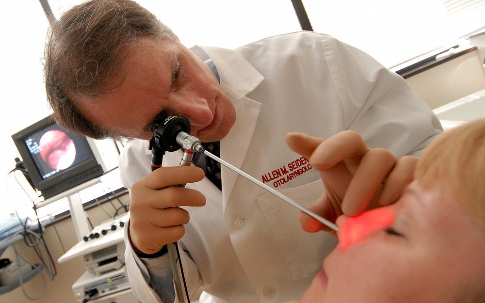 UC otolaryngologist Allen Seiden, MD, treats patients with smell loss at the department of otolaryngology's taste and smell center.