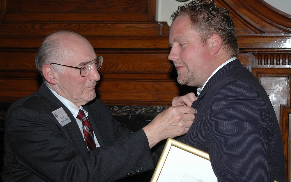 Stewart Dunkser, MD, (left) with Andrew Losiniecki, MD