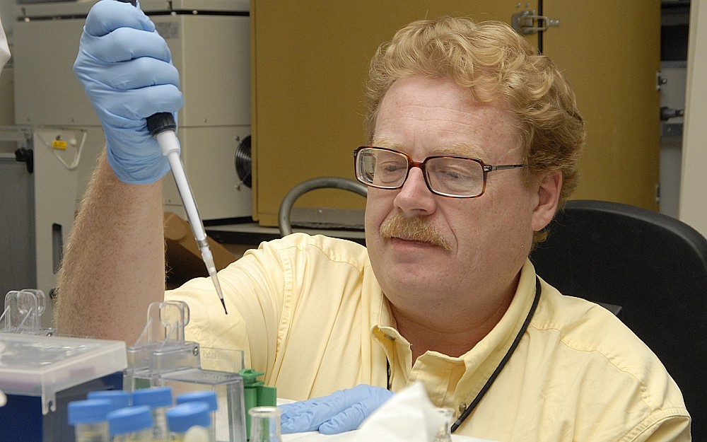 Keith Jones, PhD, a researcher in UC's department of pharmacology and cell biophysics