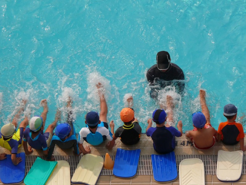 Michael Benedict, MD, says despite chlorine and other chemicals, pools still have germs and can cause illness.