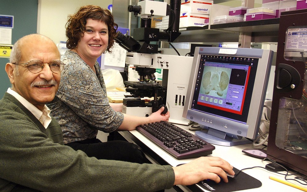 Michael Behbehani, PhD, and Caryl Sortwell, PhD