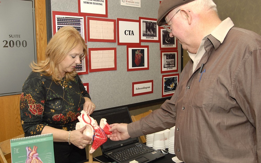 UC Physicians Health and Wellness Fair attendees can learn about the body through interactive informational booths. 