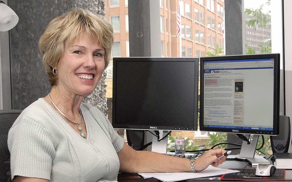 Donna Gates, EdD, with the College of Nursing is to begin research on violence in emergency departments. 
