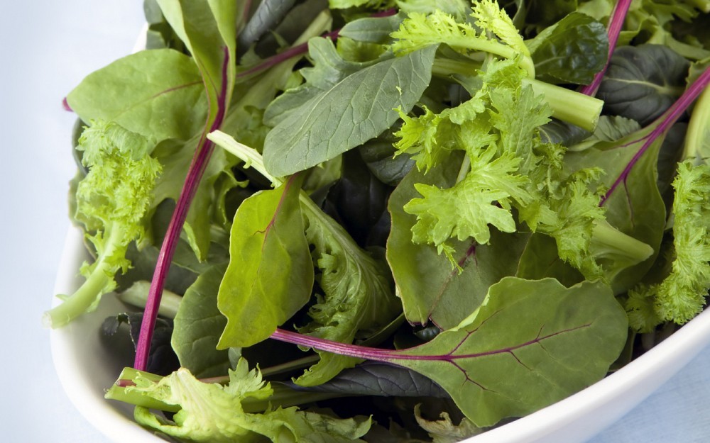 Salad greens 
