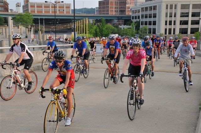 Bikers of all skill levels participated in the 2009 Ride Cincinnati event. 