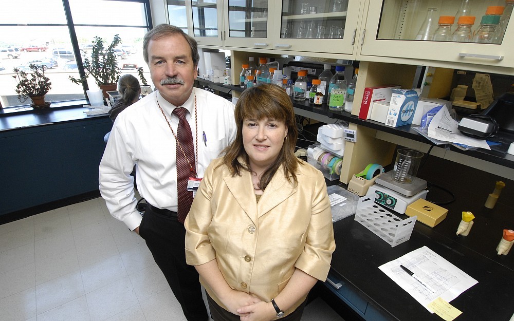 Frank McCormack, MD, and Lisa Young, MD, pulmonologists
