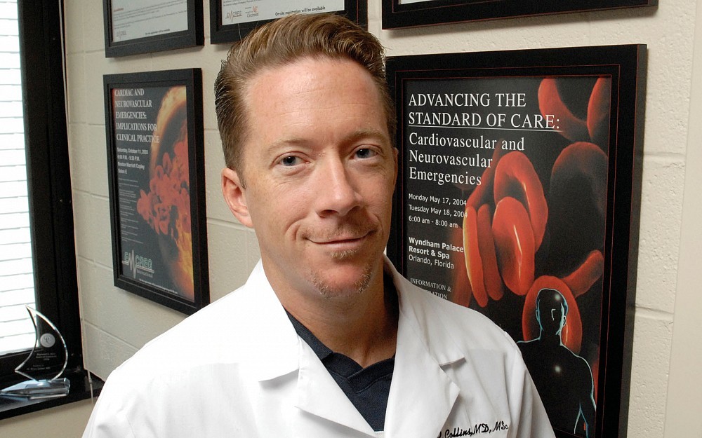 Sean Collins, MD, associate professor of emergency medicine.