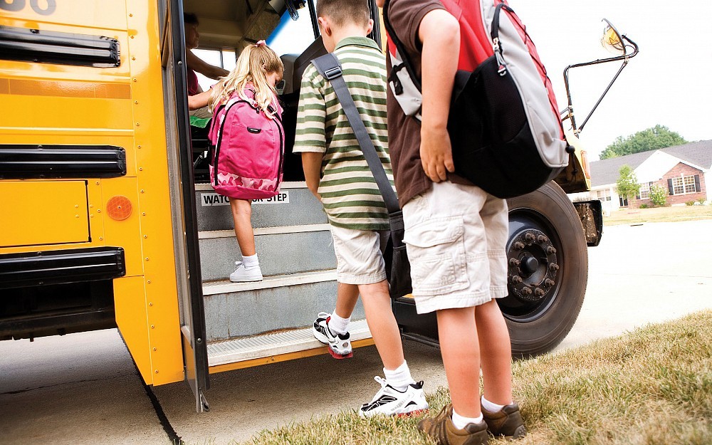 Children at school.