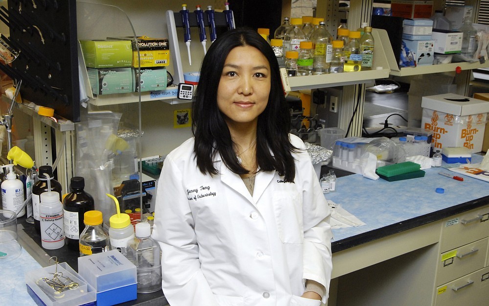 Jenny Tong, MD, at the Metabolic Diseases Institute on UC's Reading Campus. 