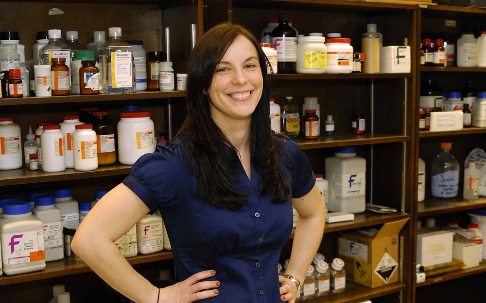 Lauren Haar, doctoral student in the Systems Biology and Physiology Graduate Program