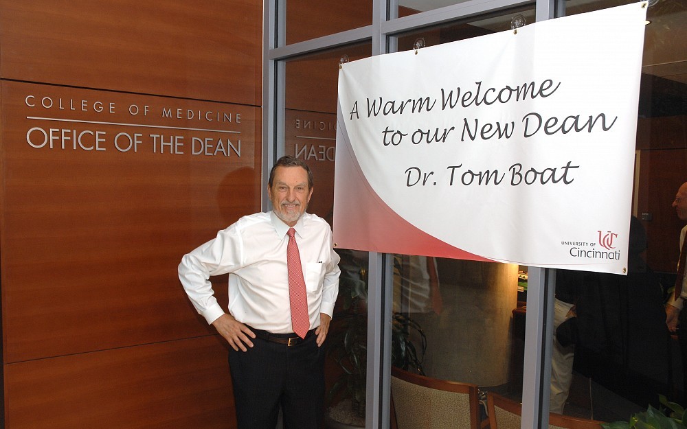 Thomas Boat, MD, officially became the 50th dean of UC's College of Medicine on July 1, 2011. 