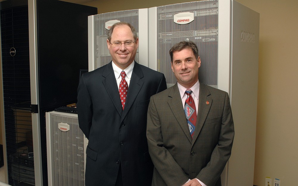 Mark Wess, MD, director of the Center for Health Informatics, and Brett Harnett, associate director of the center