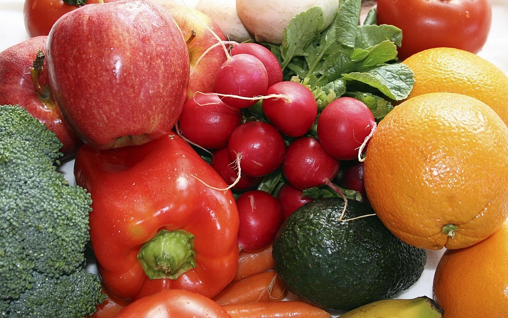 Fruits and vegetables