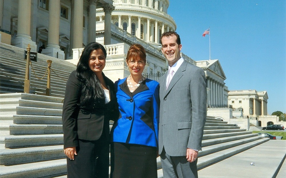Bhavya Rehani, MD, UC chief radiology resident, with Congresswoman Jackie Spears at the American College of RadiologyÂ s (ACR) J.T. Rutherford Government Relations Fellowship.   