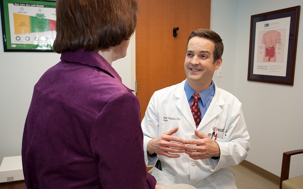 Brad Watkins, MD, of the UC Health Weight Loss Center. 