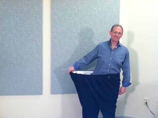 Steve Horstman, at his goal weight of 195 pounds post gastric band surgery. 