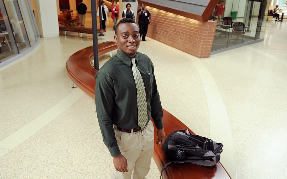 Ifeanyi Nzegwu, selected for the American Hematology Oncology SocietyÂ s 2012 Minority Medical Student Award Program
