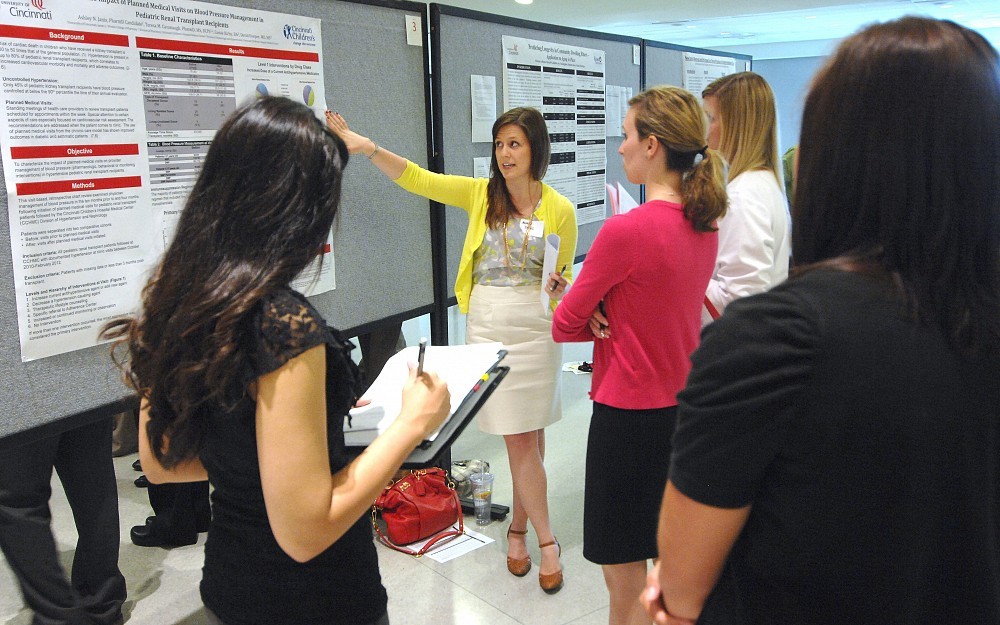 Graduating PharmD students presented their capstones May 29, 2012.