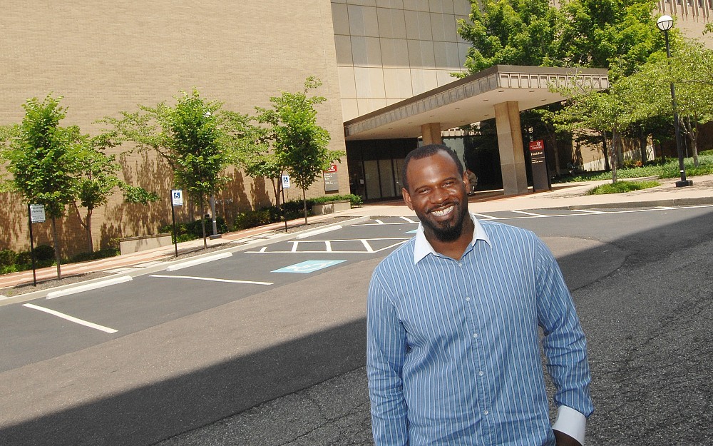 Damian Wilson will serve as the College of Allied Health Sciences' flag bearer at the 2012 UC Commencement Ceremony.