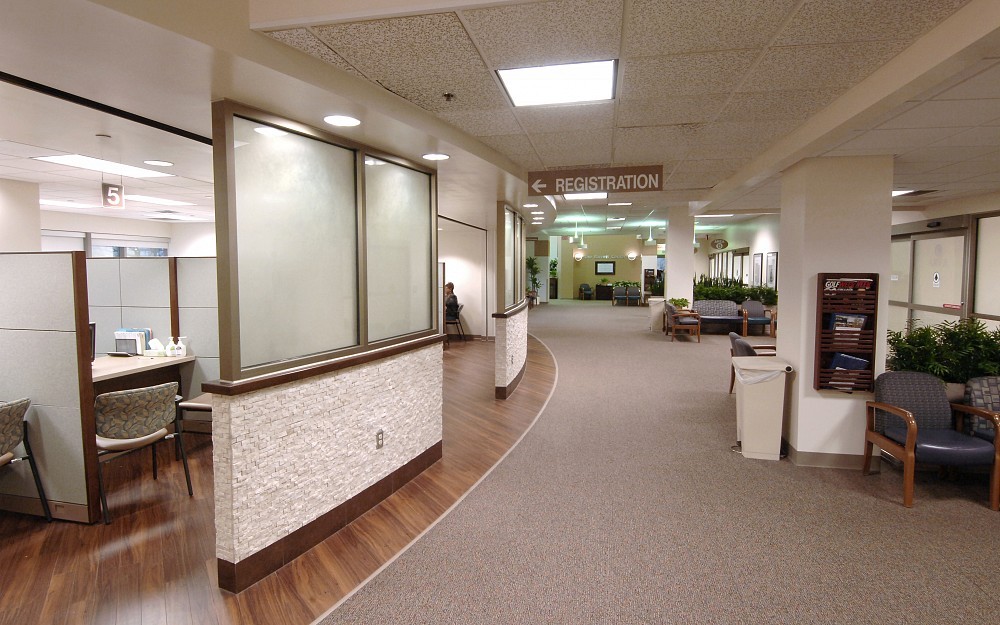 Barrett Center, first floor registration 