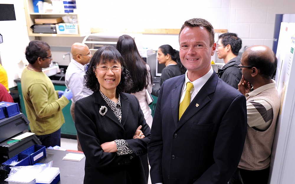 Shuk-mei Ho, PhD, and Bill Mase, DrPH